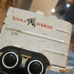 Tonka Stables White Toy Trailer